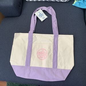Large Trader Joes Lavender Bag
